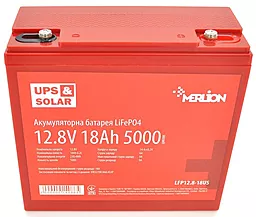 Аккумуляторная батарея Merlion LiFePO4 12.8V 18Ah LiFePO4 4S3P BMS-20A for UPS (LFP12.8-18US)