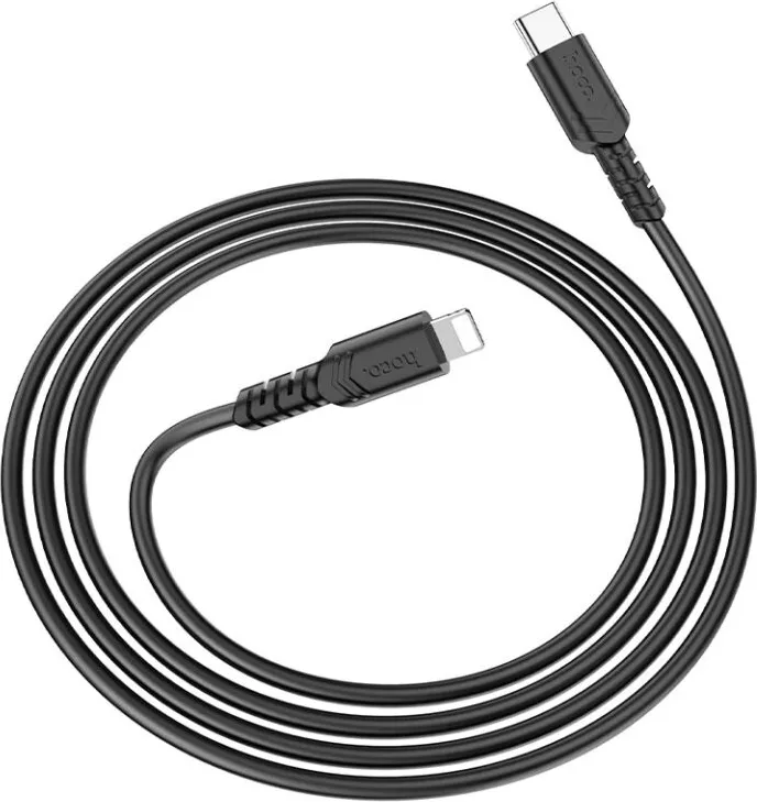 Кабель Hoco X62 Fortune USB Type-C - Lightning 20w 3a 1м PD сable Black - фото 3