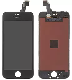 Дисплей Apple iPhone 5C с тачскрином и рамкой, оригинал, Black