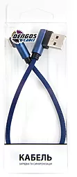 USB Кабель Dengos USB Type-C Cable 0.25м Blue - мініатюра 3