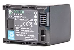 Аккумулятор для видеокамеры Сanon BP-820 сhip (1960 mAh) DV00DV1371 PowerPlant - миниатюра 2