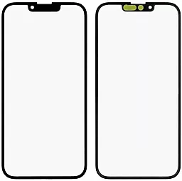 Корпусне скло дисплея Apple iPhone 14 (з OCA плівкою), Black - фото Корпусне скло дисплея Apple iPhone 14 (з OCA плівкою), Black