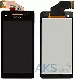 Дисплей Sony Xperia V (LT25i) з тачскріном, оригінал, Black - фото Дисплей Sony Xperia V (LT25i) з тачскріном, оригінал, Black