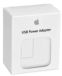Сетевое зарядное устройство Apple iPad 12W replacement adapter white - миниатюра 3