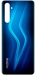 Задняя крышка корпуса Realme 6 Pro Original Lightning Blue - фото Задняя крышка корпуса Realme 6 Pro Original Lightning Blue