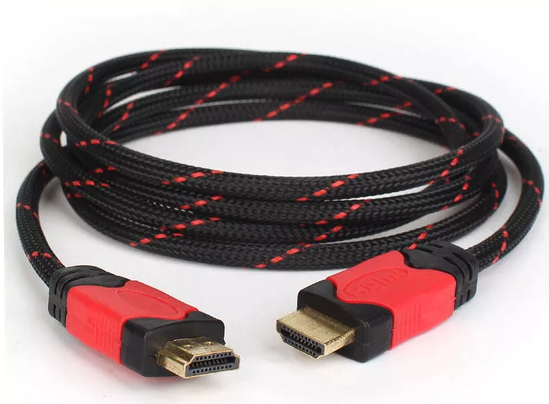 Видеокабель HDMI М-М V1.4 с оплеткой 1.5м 1TOUCH - фото 1