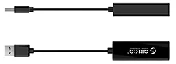 Мережева карта ORICO Ethernet USB 3.0 - RJ45 0.1 м Black (UTJ-U3-BK-BP) - мініатюра 4