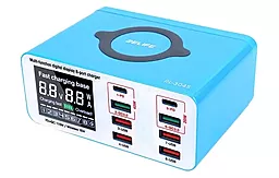 Зарядная станция Relife RL-304S 4xUSB 2xPD3.0 2xQC3.0 Wireless Charger - фото Зарядная станция Relife RL-304S 4xUSB 2xPD3.0 2xQC3.0 Wireless Charger