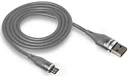 Кабель Walker C735 USB-A - micro USB 20w 3a 1м cable Gray - мініатюра 3 Кабель Walker C735 USB-A - micro USB 20w 3a 1м cable Gray - мініатюра 3