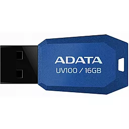 Флешка ADATA 16Gb UV100 Blue USB 2.0 (AUV100-16G-RBL)