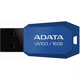 Флешка ADATA 16Gb UV100 Blue USB 2.0 (AUV100-16G-RBL) - фото Флешка ADATA 16Gb UV100 Blue USB 2.0 (AUV100-16G-RBL)