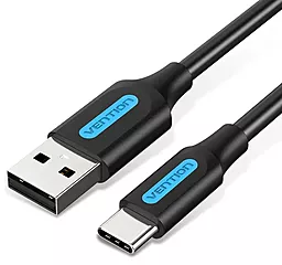 Кабель USB Vention 3a 1.5m USB Type-C cable Black (COKBG)