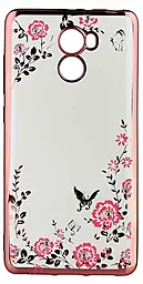 Чохол BeCover Flowers Series Huawei Xiaomi Redmi 4 Pink (701318)