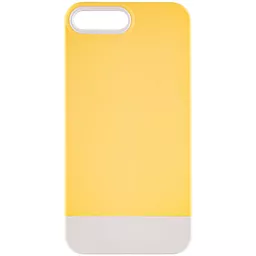 Чохол Epik TPU+PC Bichromatic для Apple iPhone 7 plus, iPhone 8 plus (5.5") Creamy-yellow / White