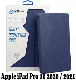 Чехол для планшета BeCover для Apple iPad Air 10.9" 2020, 2022, iPad Pro 11" 2018, 2020, 2021, 2022 Deep Blue (707511) - фото Чехол для планшета BeCover для Apple iPad Air 10.9" 2020, 2022, iPad Pro 11" 2018, 2020, 2021, 2022 Deep Blue (707511)