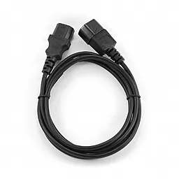Мережевий кабель-подовжувач Cablexpert IEC C13 - C14 1.8m Black (PC-189) - мініатюра 2