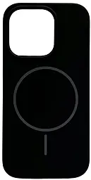 Чехол Silicone Case Full Fine Ring MagSafe для Apple iPhone 16 Pro Max Black - фото Чехол Silicone Case Full Fine Ring MagSafe для Apple iPhone 16 Pro Max Black