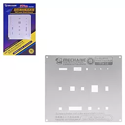 BGA трафарет (для реболлинга) Mechanic iTin 11 для Apple iPhone 8 / 8 Plus / X power supply - фото BGA трафарет (для реболлинга) Mechanic iTin 11 для Apple iPhone 8 / 8 Plus / X power supply