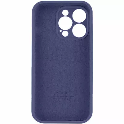 Чехол Silicone Case Full Camera для Apple iPhone 15 Pro Max Dark Blue - фото 2