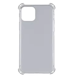 Чехол GETMAN Ease logo для Apple iPhone 12 Pro / 12 (6.1")  Grey Transparent