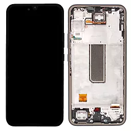 Дисплей Samsung Galaxy A34 A346 5G с тачскрином и рамкой, (OLED), Black