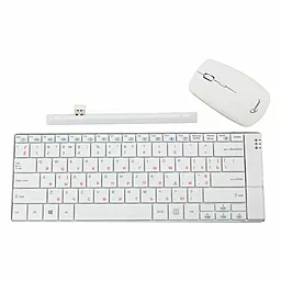 Комплект (клавіатура+мишка) Gembird (KBS-P7-W-UA) White