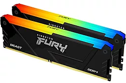 Оперативная память Kingston Fury 64 GB (2х32GB) DDR4 3200 MHz Beast RGB (KF432C16BB2AK2/64)