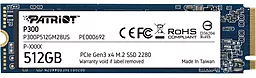 SSD Накопитель Patriot P300 512 GB M.2 2280 (P300P512GM28US) - фото SSD Накопитель Patriot P300 512 GB M.2 2280 (P300P512GM28US)