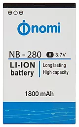 Аккумулятор Nomi i280 / NB-280 (1800 mAh) 12 мес. гарантии