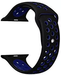 Ремешок Nike Silicon Sport Band for Apple Watch 38mm/40mm/41mm Black/Blue