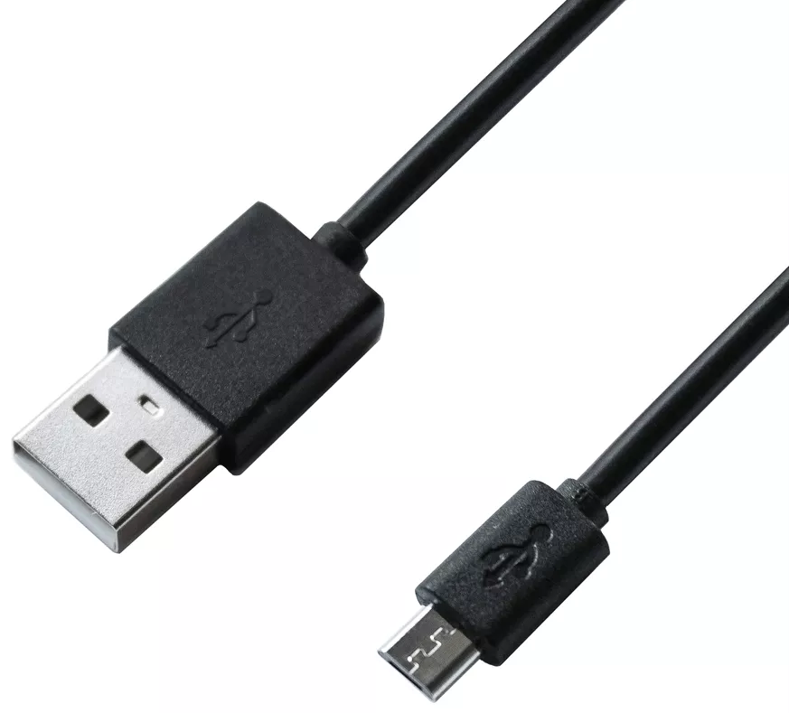 Кабель Grand-X USB-A - micro USB 10.5w 1м cable Black (PM01S) - фото 2