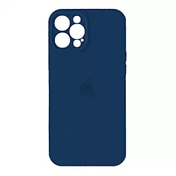 Чехол Silicone Case Full Camera для Apple iPhone 12 Pro Max Denim blue