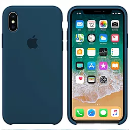 Чехол Silicone Case для Apple iPhone XR Blue