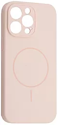 {"ru": "Чехол", "uk": "Чохол"} Silicone Case Full Camera Fine Ring MagSafe для Apple iPhone 14 Pro Max  Pink