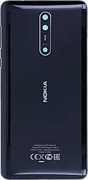 Задняя крышка корпуса Nokia 8 Dual Sim (TA-1004) со стеклом камеры Original Polished Blue - фото Задняя крышка корпуса Nokia 8 Dual Sim (TA-1004) со стеклом камеры Original Polished Blue