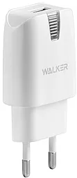 Сетевое зарядное устройство Walker WH-21 2a USB-A car charger white