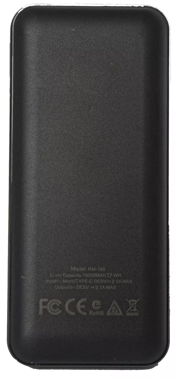 Повербанк Jellico RM-180 10000mAh Black - фото 2