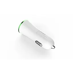 Автомобильное зарядное устройство LDNio 2USB Car charger + Micro USB 3.4A Green (DL-C28) - миниатюра 2
