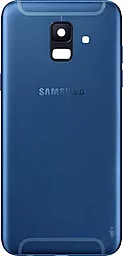 Задняя крышка корпуса Samsung Galaxy A6 A600 со стеклом камеры Original Blue - фото Задняя крышка корпуса Samsung Galaxy A6 A600 со стеклом камеры Original Blue