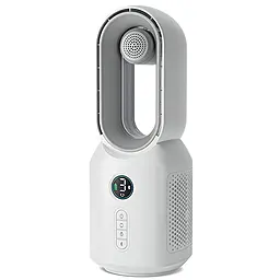 Портативный вентилятор NICHOSI F8 3in1 с Bluetooth-динамиком и ночником 4000mAh White - фото Портативный вентилятор NICHOSI F8 3in1 с Bluetooth-динамиком и ночником 4000mAh White