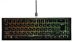 Клавиатура 2E Gaming KG360UBK RGB Ukr (2E-KG360UBK) Black - вскрытая упаковка