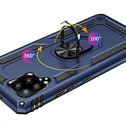 Чехол Epik Serge Ring for Magnet для Samsung Galaxy A42 5G Темно-синий - миниатюра 3
