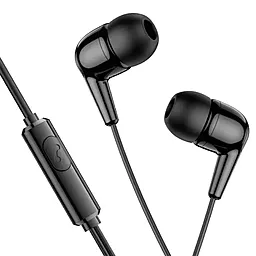 Наушники Hoco M97 Enjoy universal earphones Black - миниатюра 2