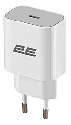 Сетевое зарядное устройство 2E 30w PD USB-C fast charger White (2E-WC1USBC30W-W) - фото Сетевое зарядное устройство 2E 30w PD USB-C fast charger White (2E-WC1USBC30W-W)