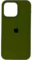 {"ru": "Чехол", "uk": "Чохол"} Silicone Case Full для Apple iPhone 15 Pine Green