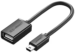 OTG-перехідник Ugreen US249 M-F mini USB -> USB-A 3.0 black (10383) - фото OTG-перехідник Ugreen US249 M-F mini USB -> USB-A 3.0 black (10383)