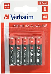 Батарейки Verbatim Alkaline AAA (LR03) 10шт (49874) - фото Батарейки Verbatim Alkaline AAA (LR03) 10шт (49874)