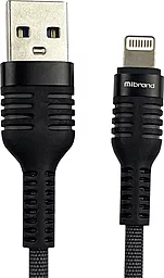 USB Кабель Mibrand MI-13 Feng 10W 2A Lightning Cable Black/Grey