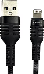 Кабель Mibrand MI-13 Feng USB-A - Lightning 10w 1м cable Black/Grey - фото Кабель Mibrand MI-13 Feng USB-A - Lightning 10w 1м cable Black/Grey