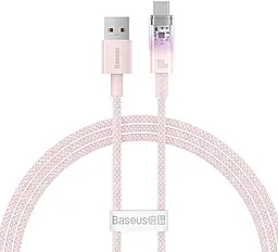 Кабель Baseus Smart Temperature Control USB-A - Type-C 100w 5a 1м cable Pink (CATS010404) - фото Кабель Baseus Smart Temperature Control USB-A - Type-C 100w 5a 1м cable Pink (CATS010404)